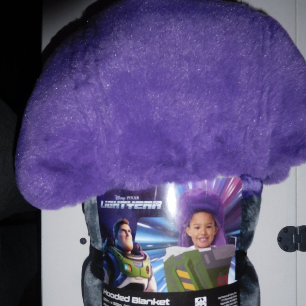 Disney Pixar toy story buzz Lightyear hooded kids blanket 30 x 50 in